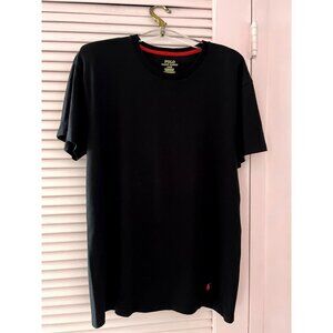 POLO RALPH LAUREN Men's L  T-Shirt Black Short Sleeve Supreme Comfort 60% Cotton